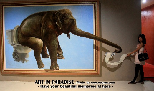 รีวิว Art in Paradise Pattaya (อาร์ท อิน พาราไดซ์) พิพิธภัณฑ์ศิลปะ ภาพวาดสามมิติ (3มิติ) พัทยาเหนือ สาย 2