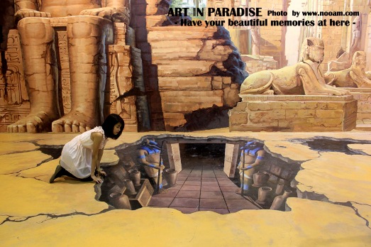 รีวิว Art in Paradise Pattaya (อาร์ท อิน พาราไดซ์) พิพิธภัณฑ์ศิลปะ ภาพวาดสามมิติ (3มิติ) พัทยาเหนือ สาย 2