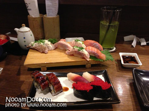 รีวิว Sushi Den ร้านซูชิปลาดิบสายพานหมุน อร่อยๆ สาขาเซ็นทรัลลาดพร้าว