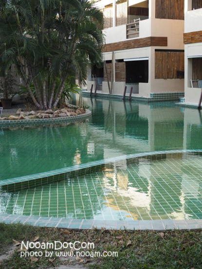 รีวิวที่พักหัวหิน The Hideaway Resort Huahin ห้องพักแบบ Jacuzzi pool side เงียบสงบ ใกล้ร้านอาหาร