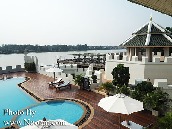 รีวิวโรงแรม บัดดี้ โอเรียนทอล ริเวอร์ไซด์ สถานที่พักผ่อนใกล้กรุงเทพวิวแม่น้ำ พร้อมสระว่ายน้ำ ฟิตเนสและสปา