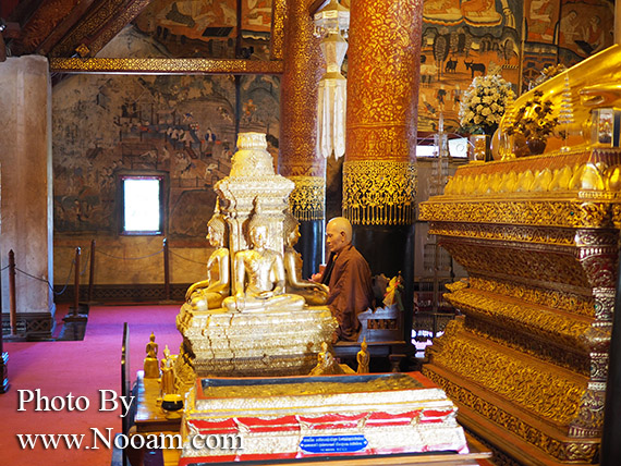รีวิววัดภูมินทร์ น่าน ชมจิตรกรรมฝาผนัง ปูม่าน ย่าม่าน ภาพกระซิบรักที่ขึ้นชื่อ สุดแสนโรแมนติก
